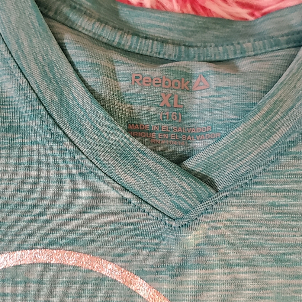 (NEW) GIRL'S Reebox Short Sleeve - Picture 3 of 4